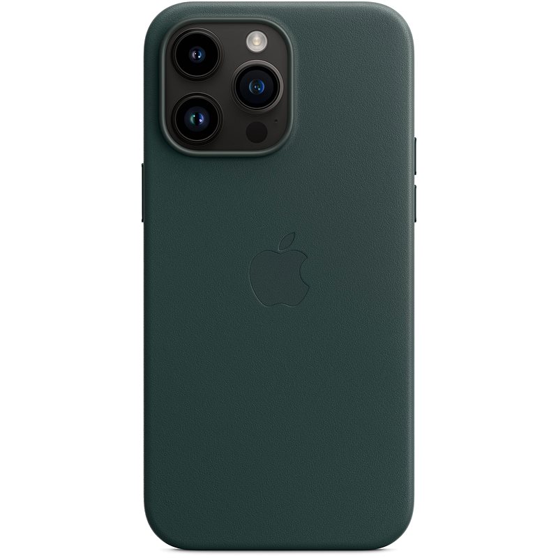 iphone 14 pro green leather case