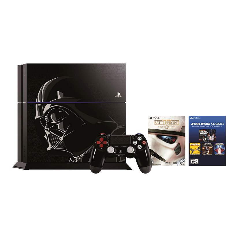 Rettelse fiktion fysisk Sony Playstation 4 - 1TB Star Wars Battlefront Darth Vader Edition - Game  Console | Alza.cz