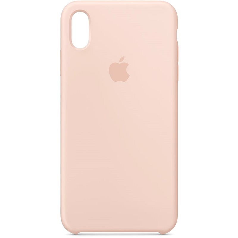 Apple iPhone XS Max Silikonový kryt pískově růžový - Kryt na mobil