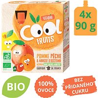 Vitabio Fruit Organic Pouches Cool Fruits Apple Raspberry Banana And Acerola 4 90g Baby Food Alza Cz