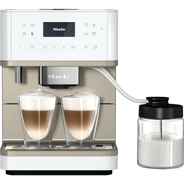 Automatický kávovar Miele CM 6360 MilkPerfection lotosovo biely
