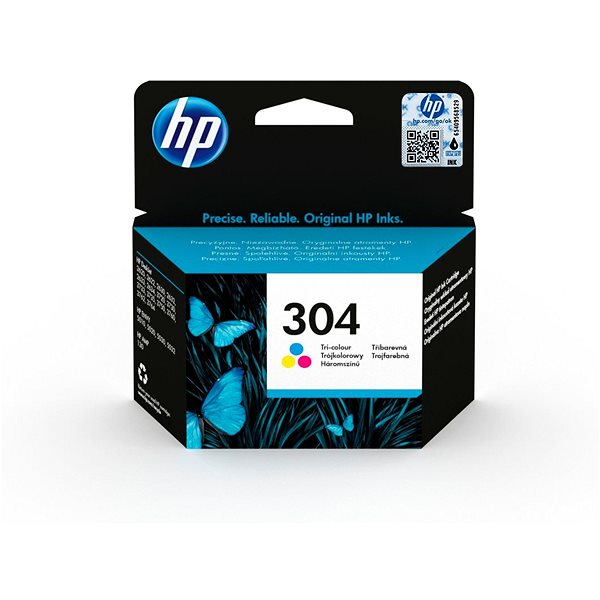 HP 304 | Originálna atramentová kazeta HP | Trojfarebná | N9K05AE