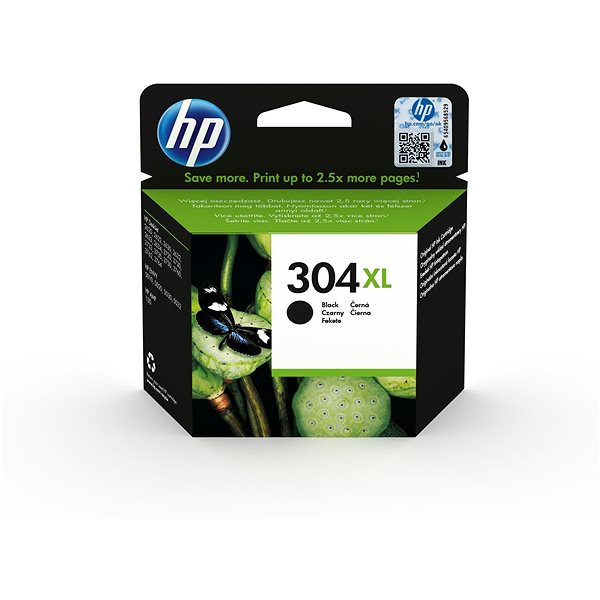 HP 304XL | Originálna atramentová kazeta HP | Čierna | N9K08AE