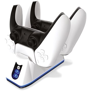 

STEALTH Twin Charging Dock + Play and Charge Cable - White - PS5