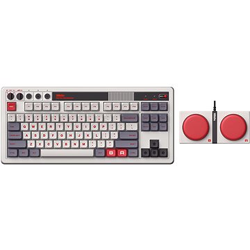 

8BitDo Retro Mechanical Keyboard (N Edition) + Dual Super Buttons - UK