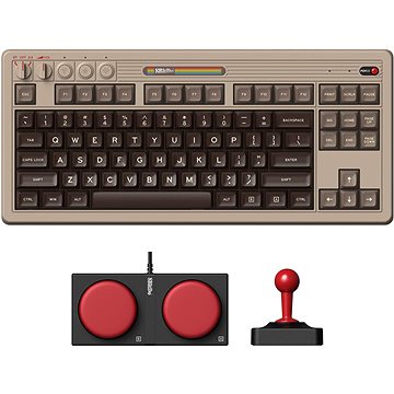 

8BitDo Retro Mechanical Keyboard (C64 Edition) + Dual Super Buttons - UK