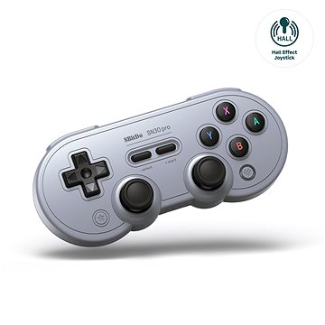 8BitDo SN30 Pro Wireless Gamepad (Hall Effect Joystick) - Grey Edition - Nintendo Switch