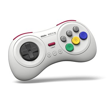 

8BitDo M30 2.4G Wireless Pad - White - Nintendo Switch