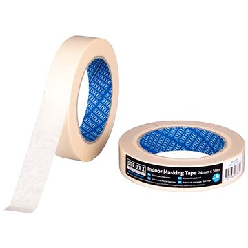 

STROXX Krepová lepící páska krémově bílá 24 mm × 50 m