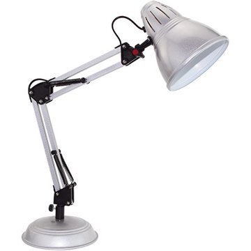 

Aca Decor Retro stolní lampa Ufficio, stříbrná