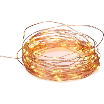 

AcaLighting LED dekorační měděná girlanda teplá bílá 10 m IP44 venkovní