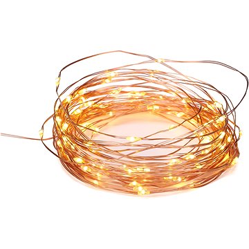 

AcaLighting LED dekorační měděná girlanda teplá bílá 30 m IP44 venkovní