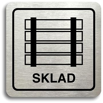 

Accept Piktogram "sklad" (80 × 80 mm) (stříbrná tabulka - černý tisk)