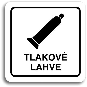 

Accept Piktogram "tlakové lahve" (80 × 80 mm) (bílá tabulka - černý tisk)