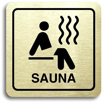 

Accept Piktogram "sauna III" (80 × 80 mm) (zlatá tabulka - černý tisk)