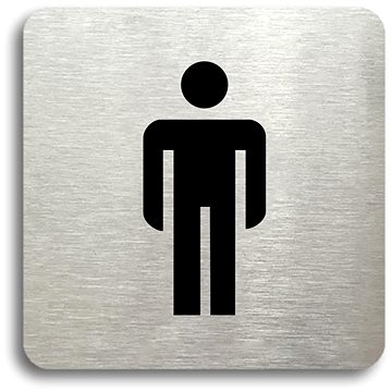 

Accept Piktogram "WC muži" (80 × 80 mm) (stříbrná tabulka - černý tisk bez rámečku)