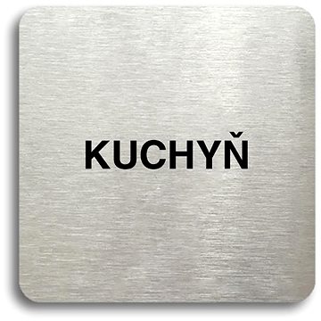 

Accept Piktogram "kuchyň" (80 × 80 mm) (stříbrná tabulka - černý tisk bez rámečku)
