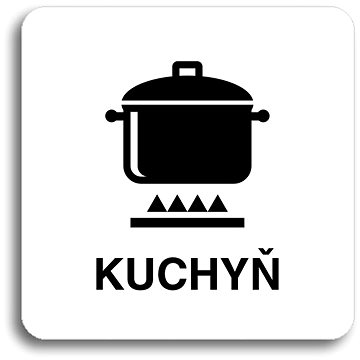

Accept Piktogram "kuchyň II" (80 × 80 mm) (bílá tabulka - černý tisk bez rámečku)