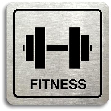 

Accept Piktogram "fitness II" (80 × 80 mm) (stříbrná tabulka - černý tisk)
