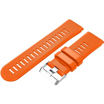 Eternico Essential Silver Buckle pro Garmin QuickFit 26mm oranžový - Řemínek
