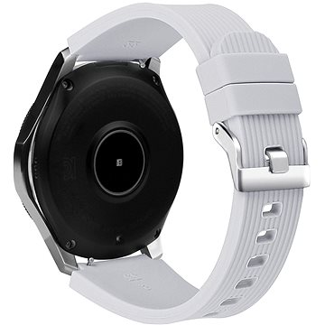 

Eternico Elegance Vertical Grain Silver Buckle universal Quick Release 22mm šedý