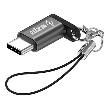AlzaPower Keychain Micro USB - USB-C - Redukce