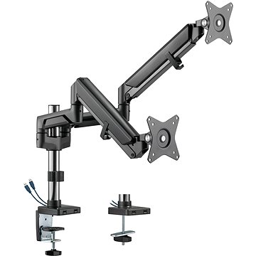 AlzaErgo Arm D125B Premium USB vesmírně černý