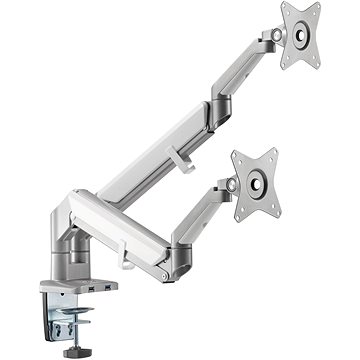 

AlzaErgo Arm D225S Space Saver USB stříbrný
