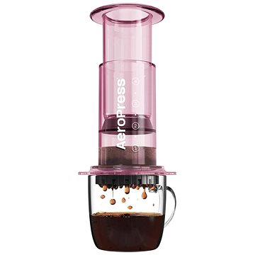 

Aeropress Clear Pink