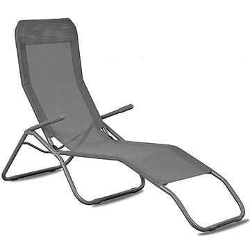 

AGA Lehátko zahradní SIESTA, šedé
