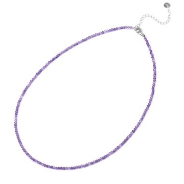 

Agato Dámský minerální náhrdelník s ametystem POL-N03/47L (Ag925/1000, 2,7 g)