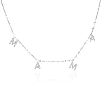 

Agato Stříbrný náhrdelník Máma AGT-N009W (Ag925/1000, 2,4 g)