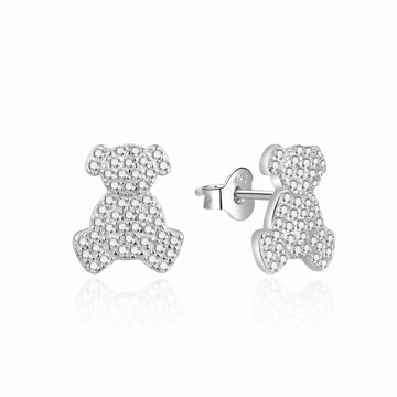 

Agato Stříbrné náušnice Medvídci AGT-ED009PW (Ag925/1000, 1,49 g)