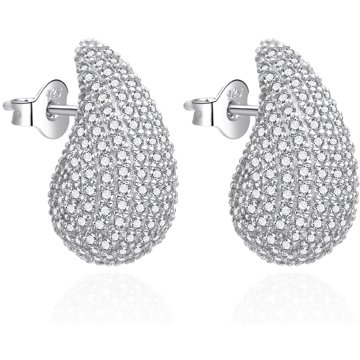 

Agato Stříbrné náušnice se zirkony Tear Drop AGT-E147PW (Ag925/1000, 6,85 g)