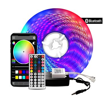 

Aga Bluetooth RGB LED pásek 5m + ovladač + zdroj