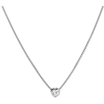 

AGAIN Jewelry Stříbrný náhrdelník se srdíčkem AJNA0002 (Ag925/1000, 2,13 g)