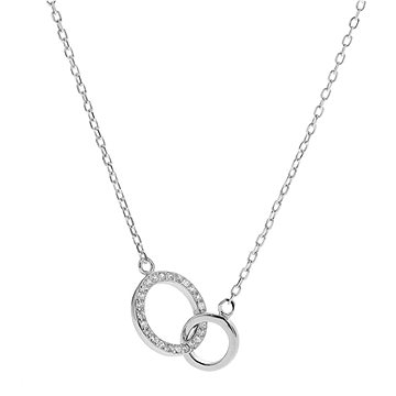 

AGAIN Jewelry Stříbrný náhrdelník Propojené kroužky AJNA0024 (Ag925/1000, 2,62 g)