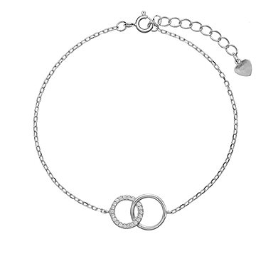 

AGAIN Jewelry Stříbrný náramek s propojenými kroužky AJNR0003 (Ag925/1000, 2,01 g)