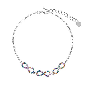

AGAIN Jewelry Stříbrný náramek Nekonečno AJNR0007 (Ag925/1000, 2,51 g)