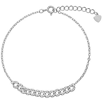 

AGAIN Jewelry Stříbrný náramek se zirkony AJNR0008 (Ag925/1000, 2,39 g)