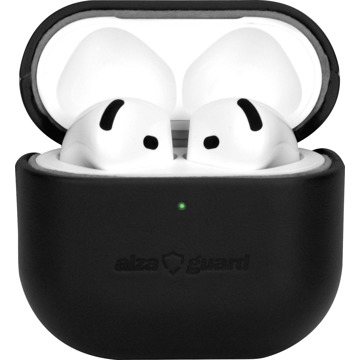 

AlzaGuard Genuine Leather Case pro AirPods 4 černé