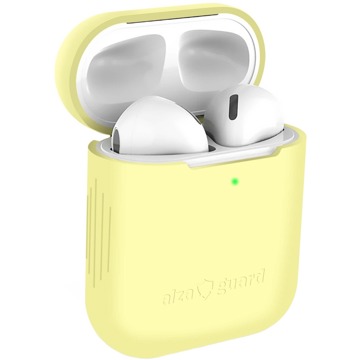 

AlzaGuard Skinny Silicone Case pro AirPods 1. a 2. generace žluté