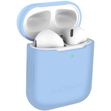 

AlzaGuard Skinny Silicone Case pro AirPods 1. a 2. generace modré