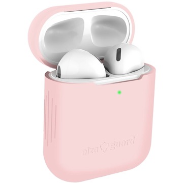 

AlzaGuard Skinny Silicone Case pro AirPods 1. a 2. generace růžové