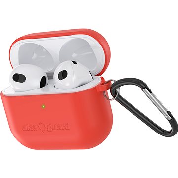 

AlzaGuard Skinny Silicone Case pro Airpods 2021 červené
