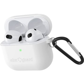 

AlzaGuard Skinny Silicone Case pro Airpods 2021 bílé