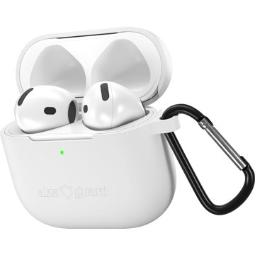 

AlzaGuard Skinny Silicone Case pro Airpods 4 bílé