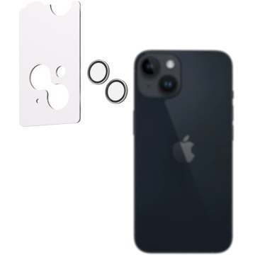 

AlzaGuard Elite Lens Protector pro iPhone 14 / 14 Plus čiré s instalačním rámečkem