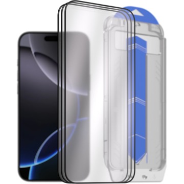 

AlzaGuard 2.5D Glass EasyFit DustFree pro iPhone 16 Pro Max - 3ks v balení s aplikátorem