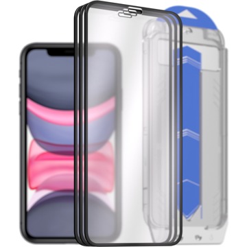 

AlzaGuard 2.5D Glass EasyFit DustFree pro iPhone 11 / XR - 3ks v balení s aplikátorem